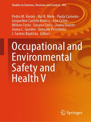 cover image of Occupational and Environmental Safety and Health V